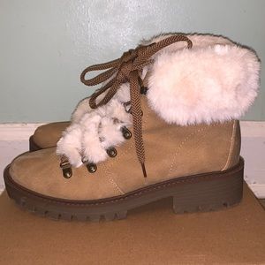 Faux Fur Cuff Boots
